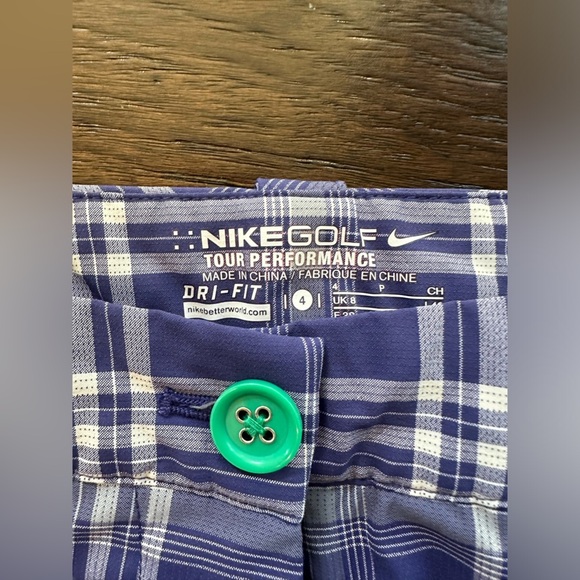 Nike Golf Tour Performance Plaid Pants- size 4 - Picture 2 of 6